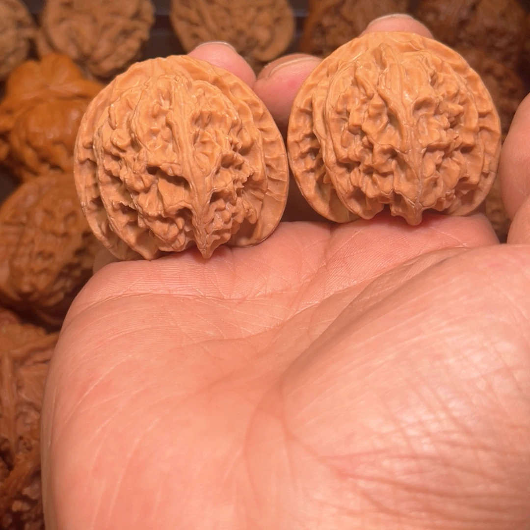 文玩核桃吊坠42全品无修苹果园