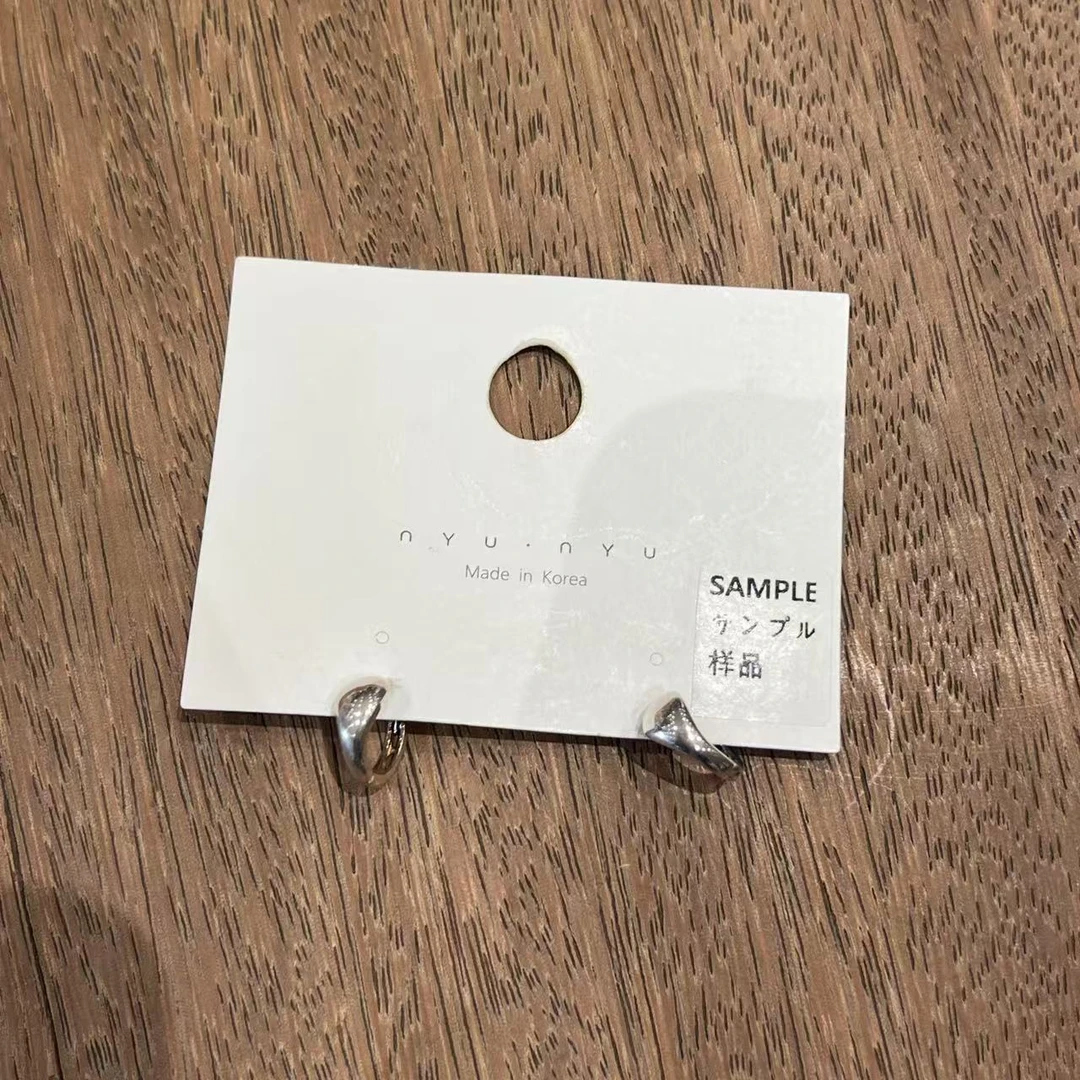 925银耳饰 0317A01 TJ韩国女装韩国直播代购925银耳圈耳饰