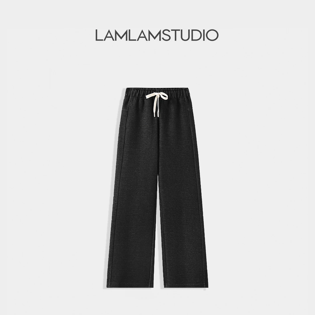 LAMLAM 张一琳“休闲旅途”时尚简约宽松潮流纯色抽绳