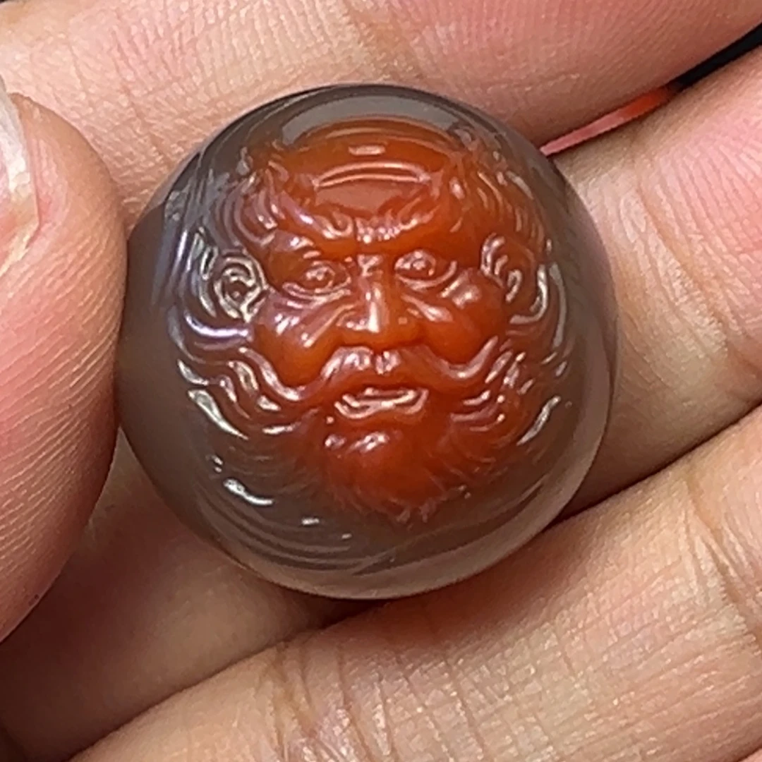 未镶嵌圆珠南红玛瑙