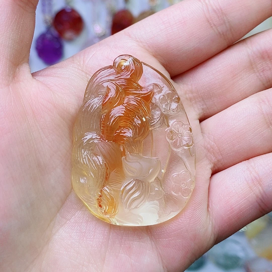 未镶嵌吊坠(赠链)水晶