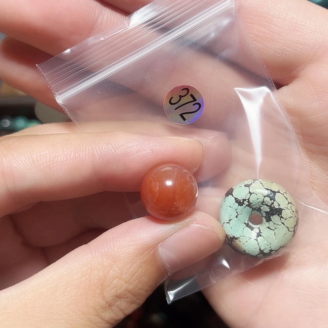 玩***）未镶嵌圆珠桶珠老型手串！！玛瑙/玉髓