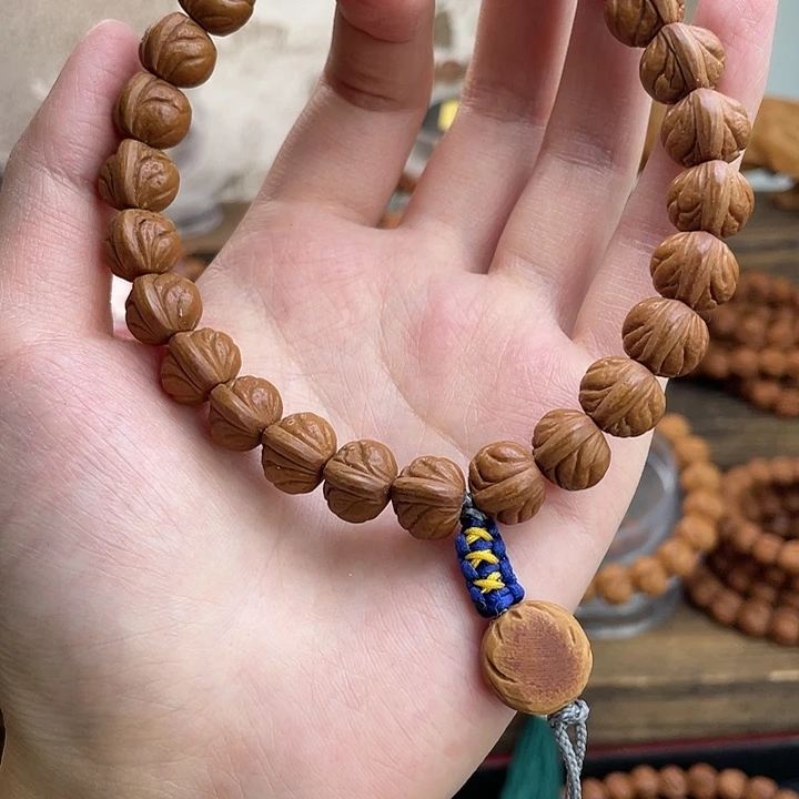 文玩核桃手串曳*12野生玉龙脊