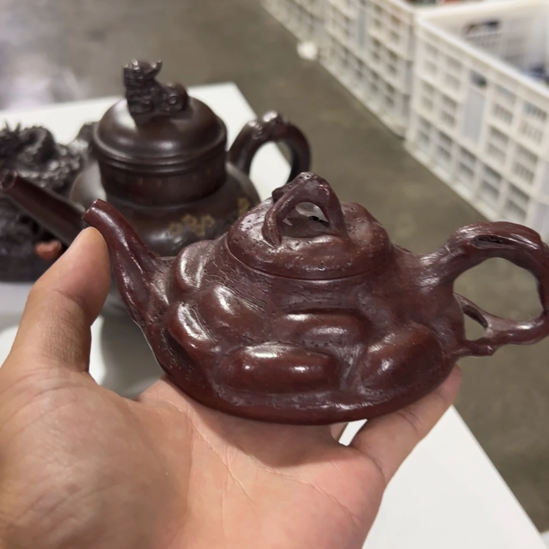 茶壶紫砂老厂紫砂壶一件！