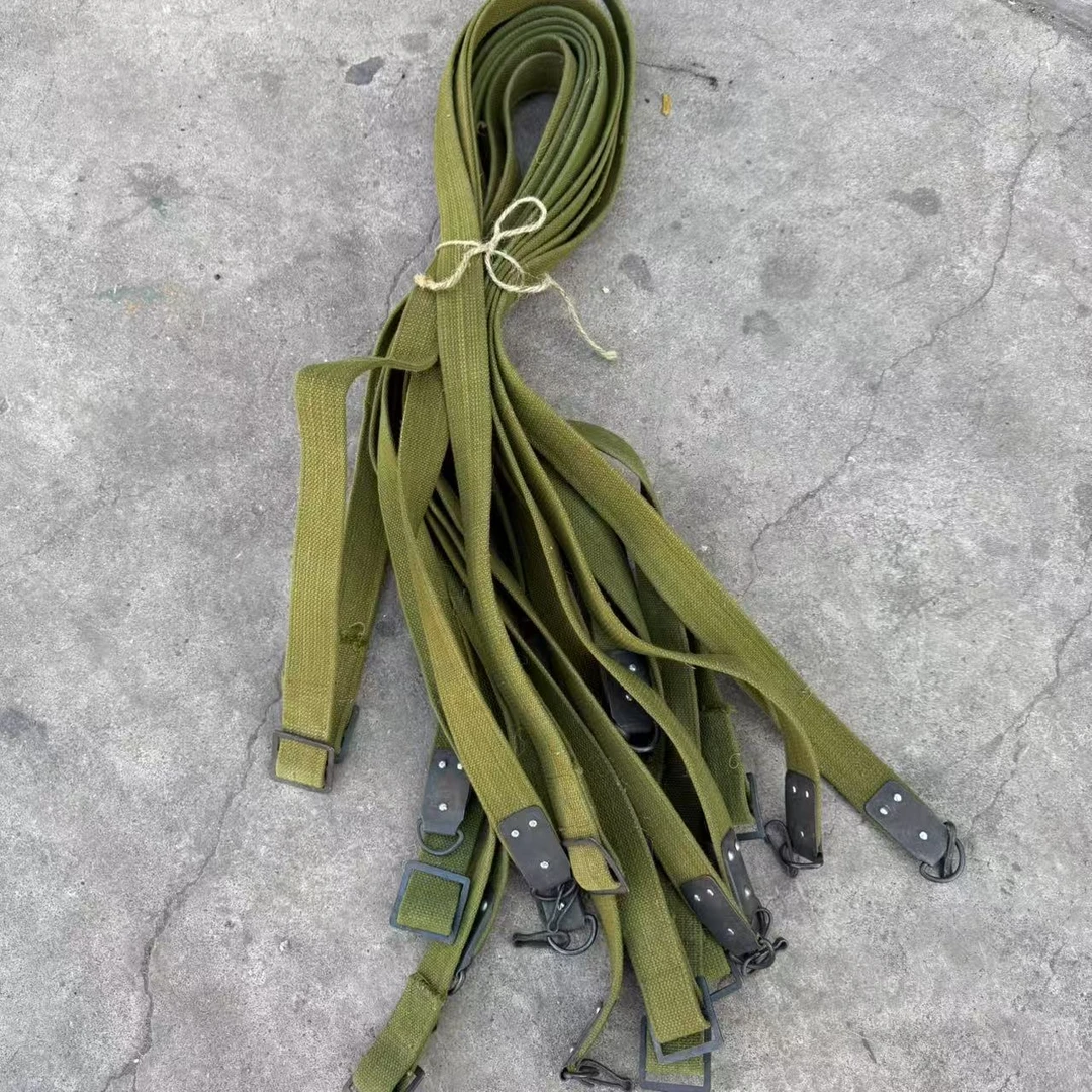 红色收藏抗美援朝时期电台背带 特种材质