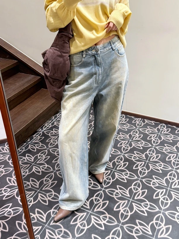 SANSTORE RAW STONE 水洗脏脏牛仔裤 25春夏