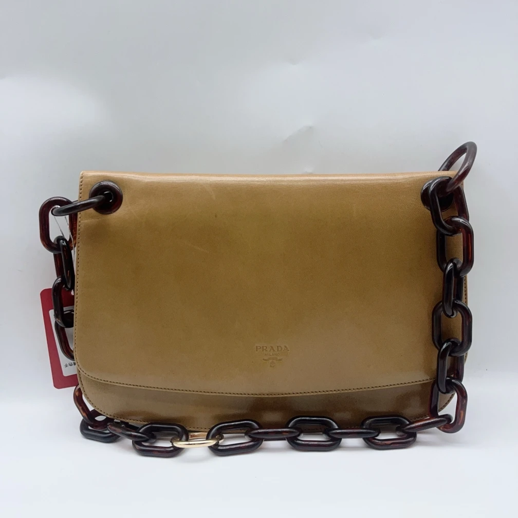 95新 BURBERRY/博柏利  黄色手提包 1441 8997