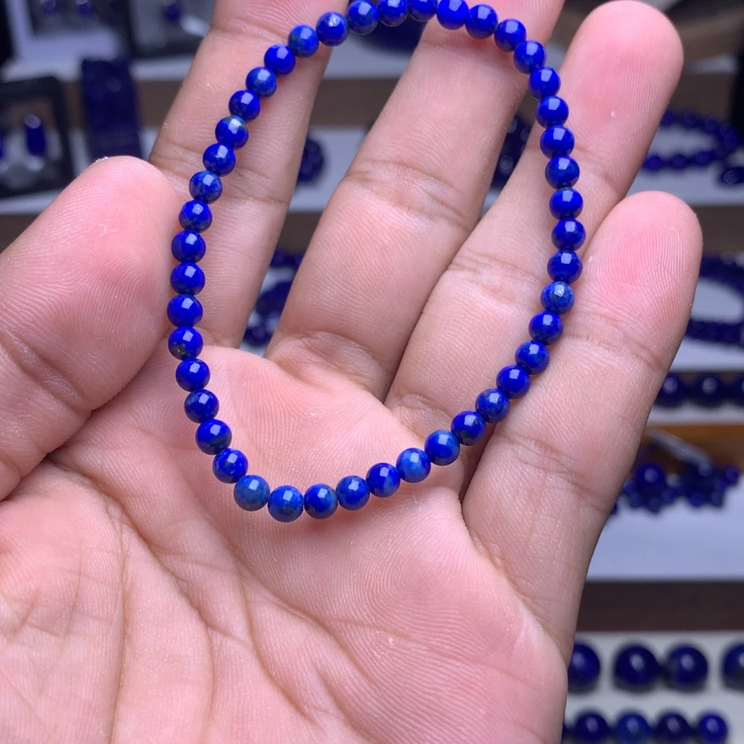 青金石未镶嵌福利 特漏 手串4.3+