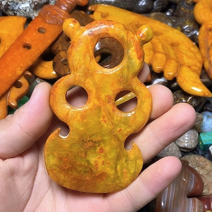 和田玉未镶嵌颈饰161