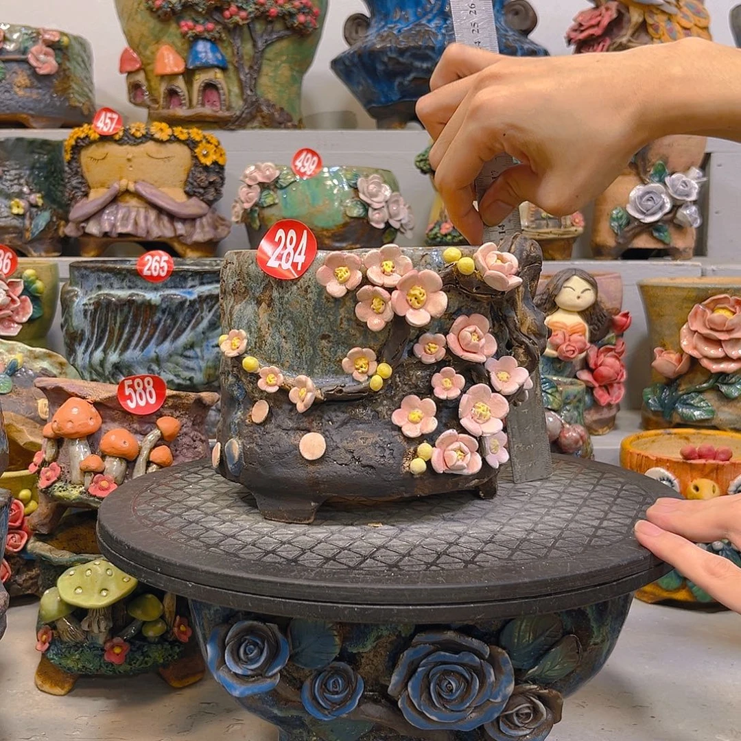 微瑕284 号陶然花器厂家直销