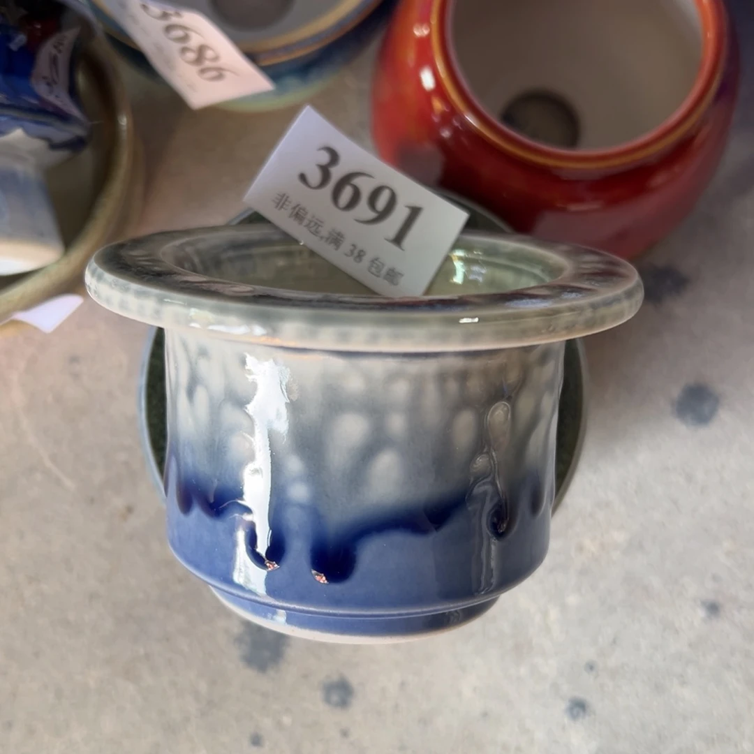 红陶景德镇手工花盆