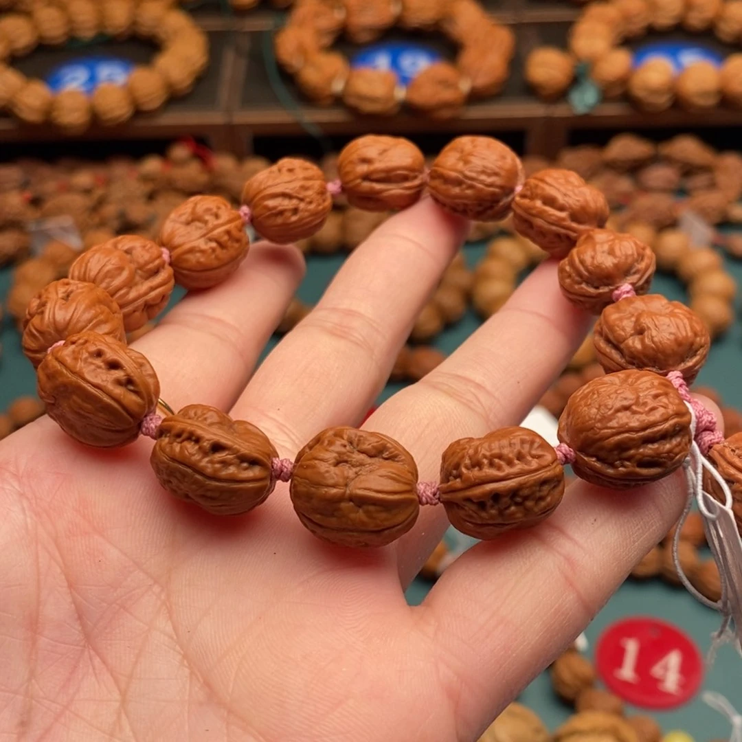 文玩核桃手串16尺寸佛头