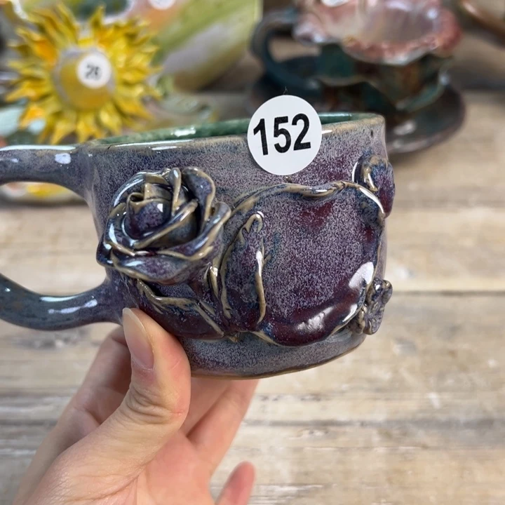 盘懿树日式手捏餐具茶具