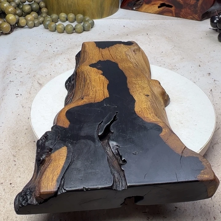 鸡***酒木千年乌木紫光檀底座