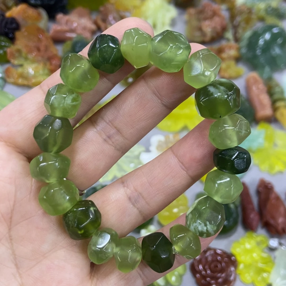 未镶嵌蛇纹石玉手串