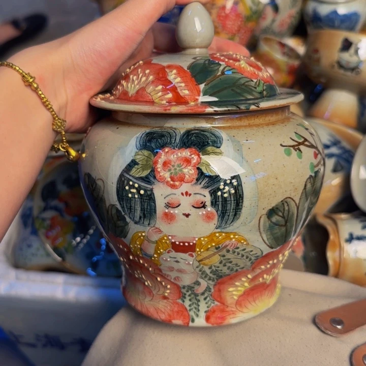 瓷片景德镇陶瓷手工手绘