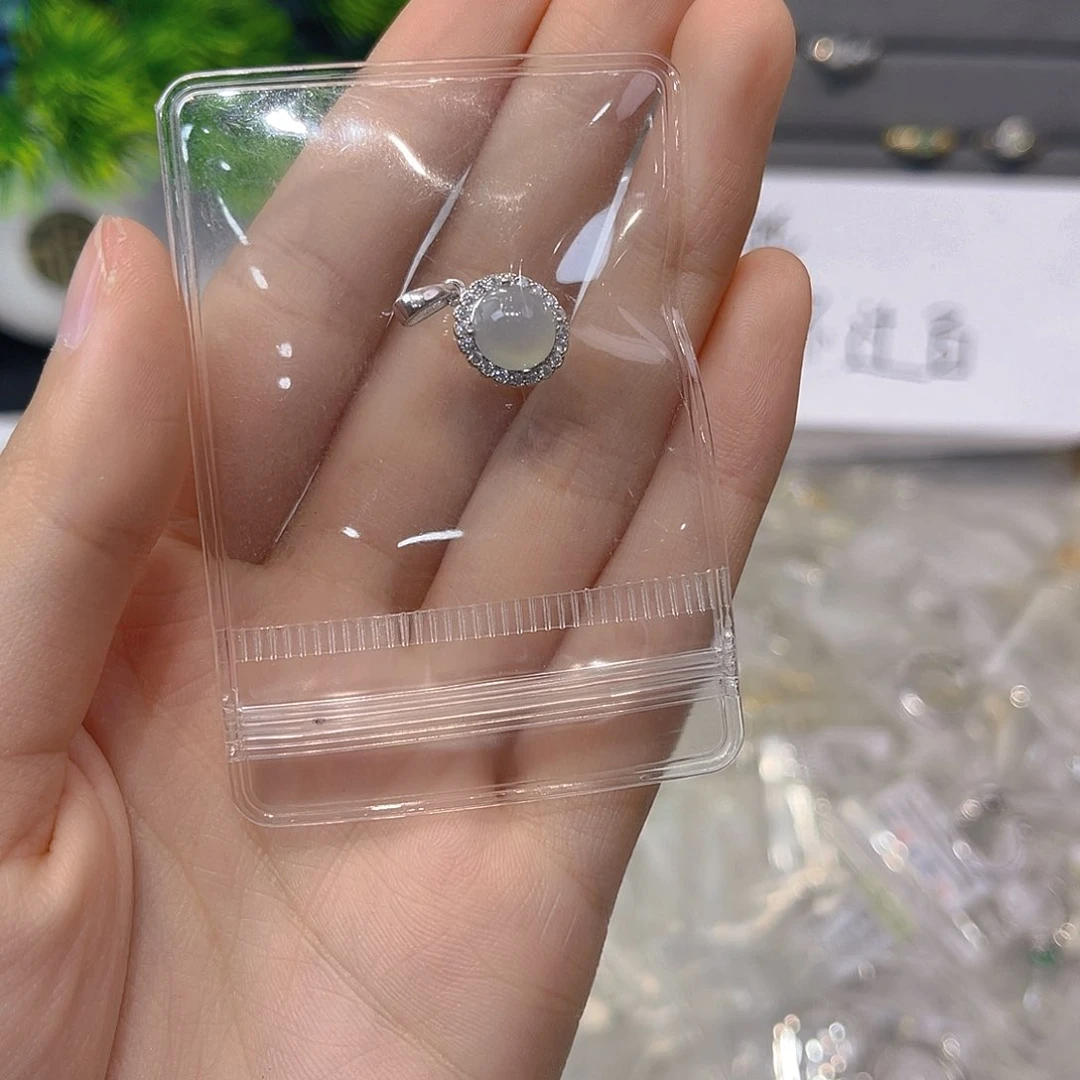 翡翠戒指银S925镶嵌我