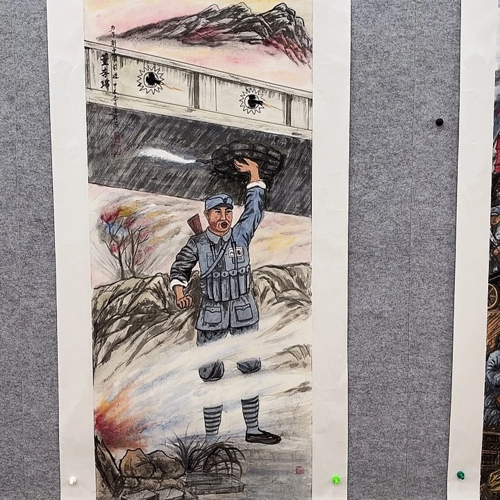国画花鸟等多种鸟类和