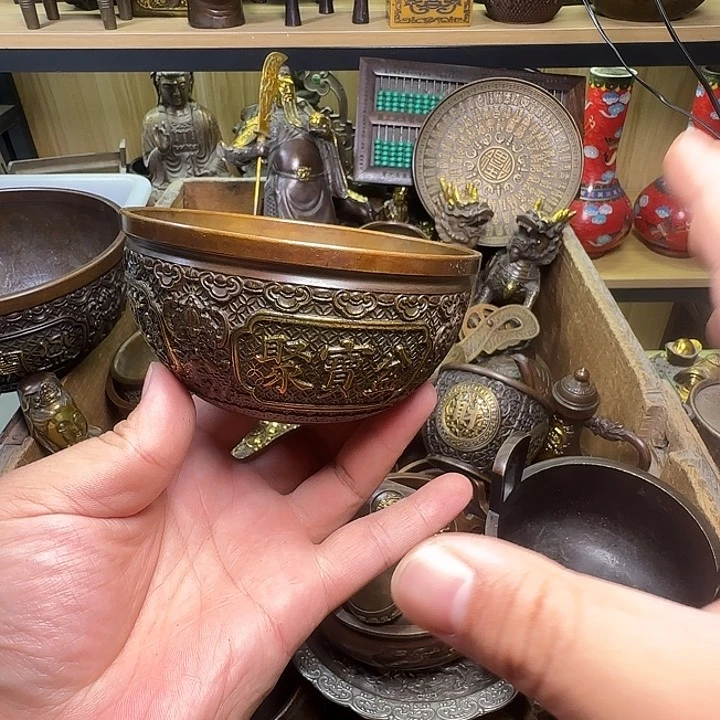 铜器办公室茶室摆件