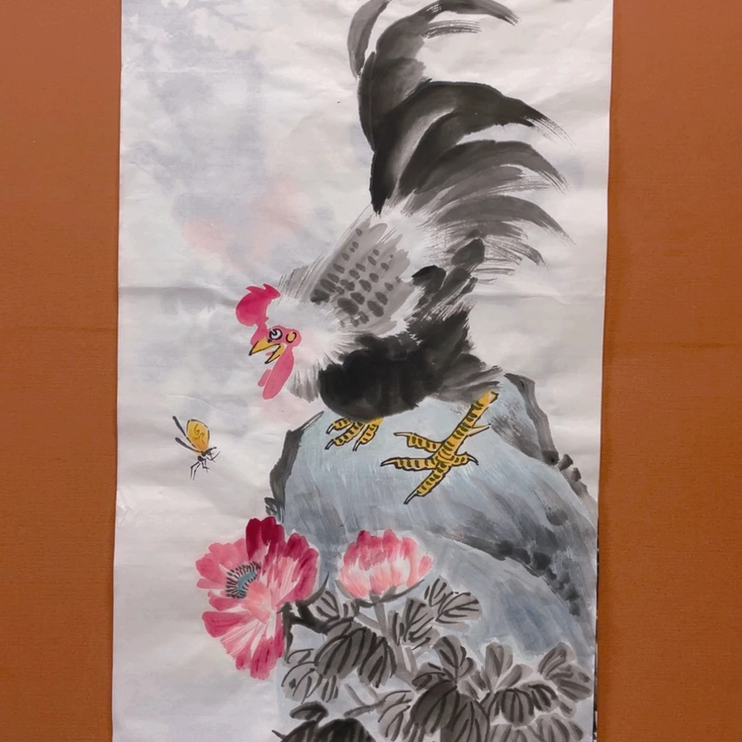 国画4.5平尺纯手绘国画作品