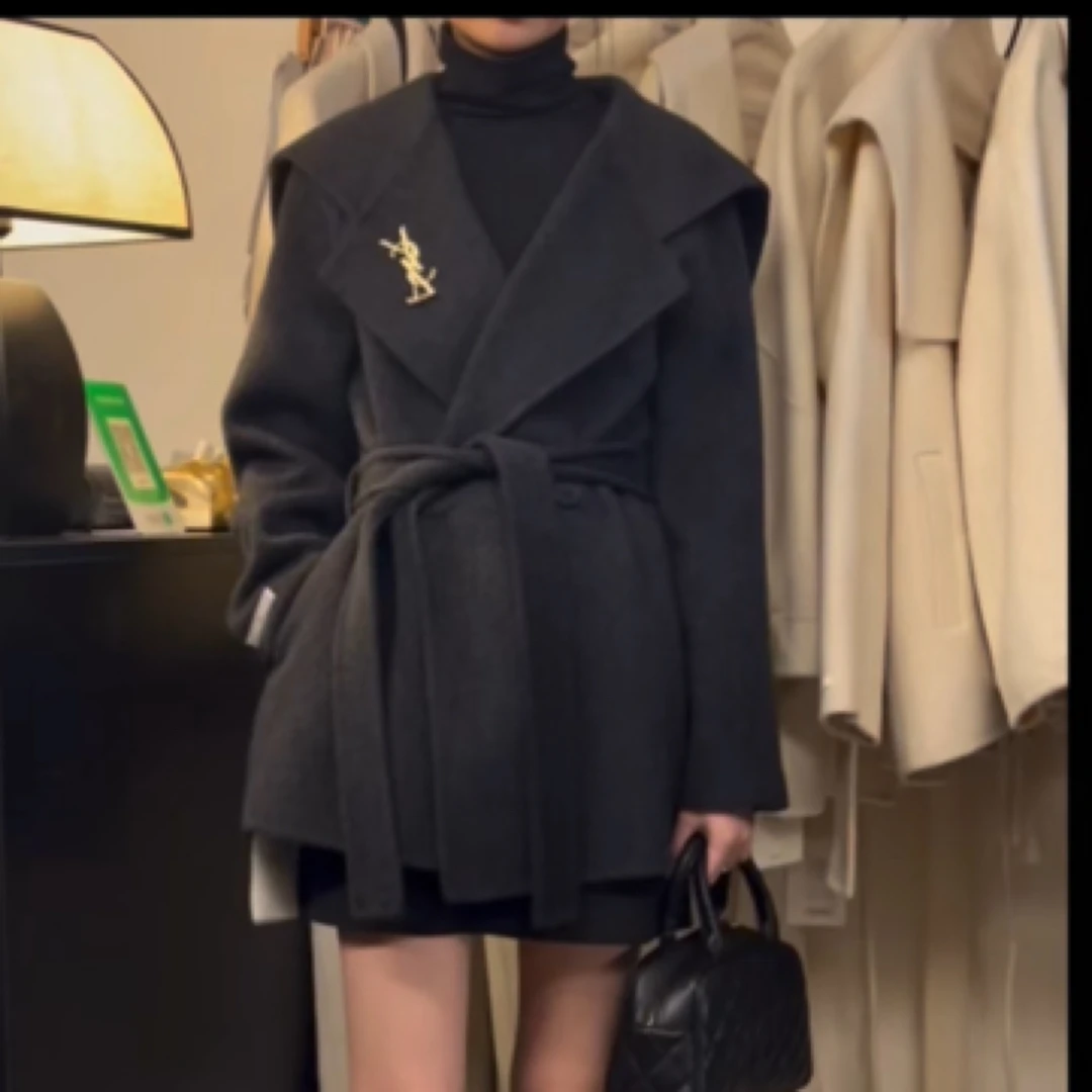 no退no换大衣清货价已经开好短款