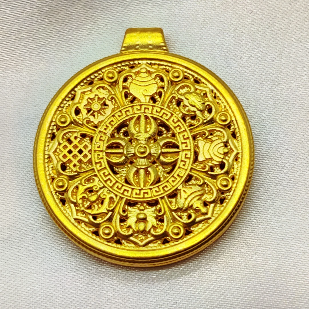 足金饰品/金刚杵八宝罗盘/4.45/1B5C2490/k