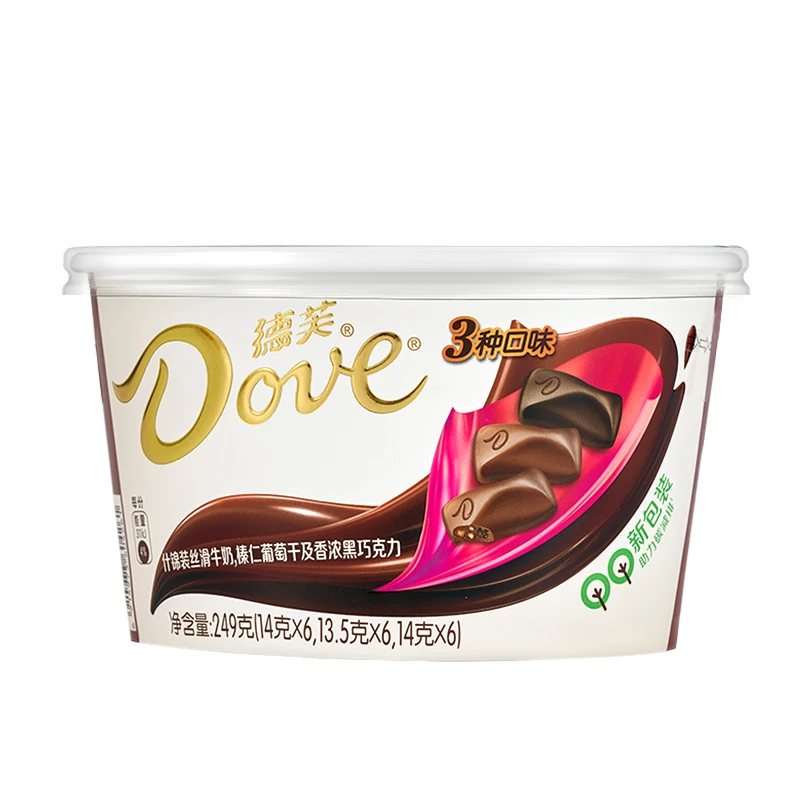 德芙什锦装巧克力 249g/碗