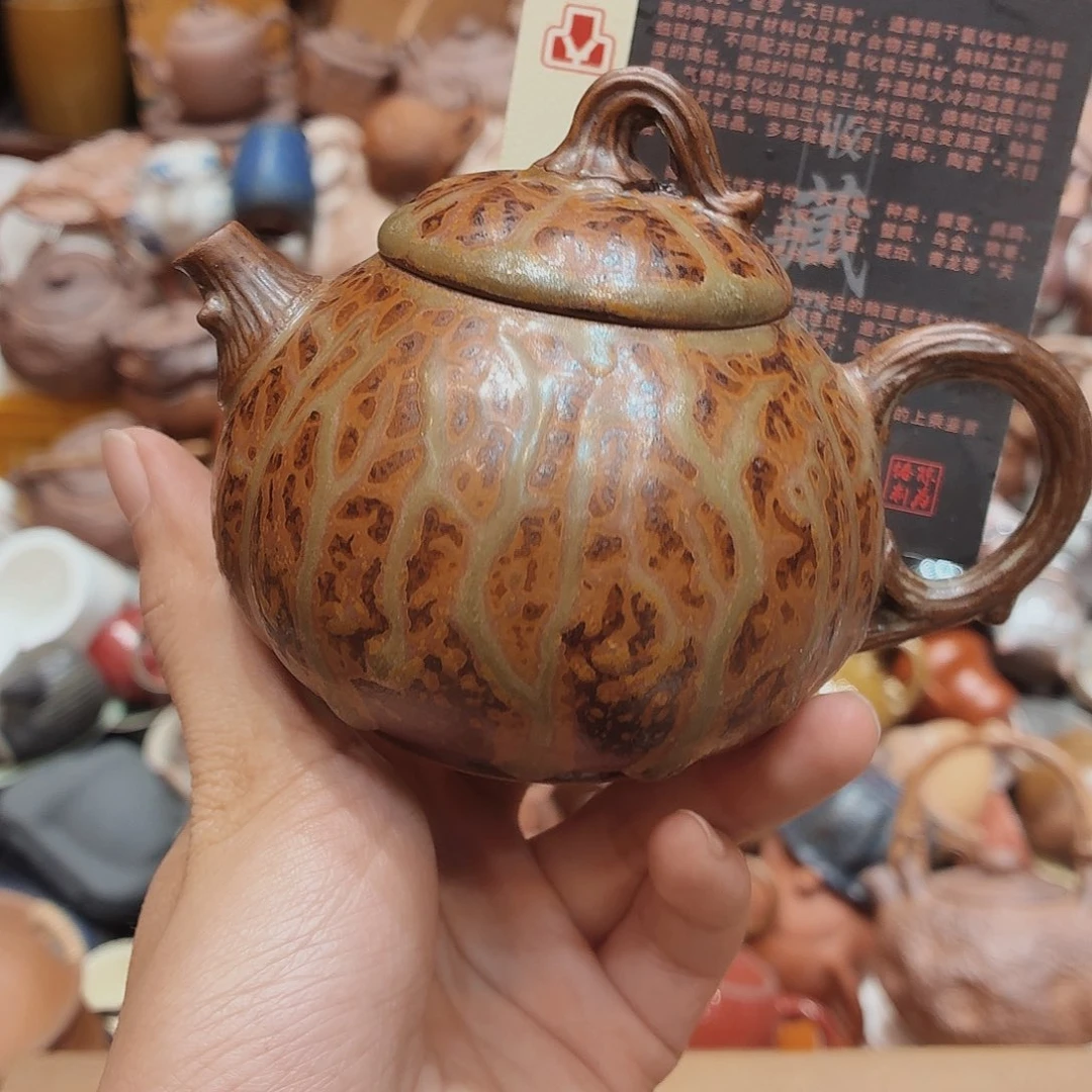 柴烧老岩泥高温茶器皿