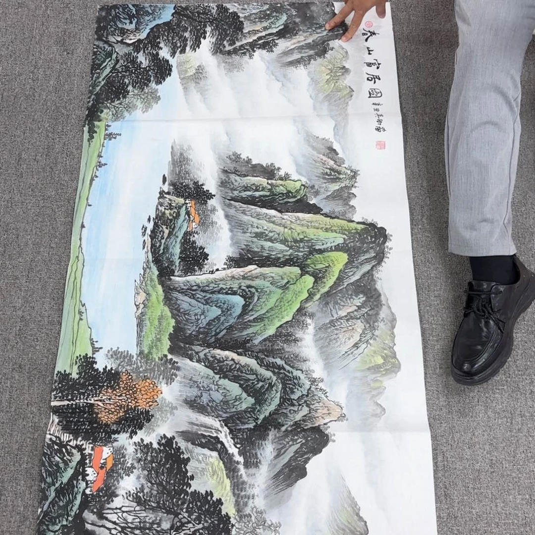 国画国画作品多次