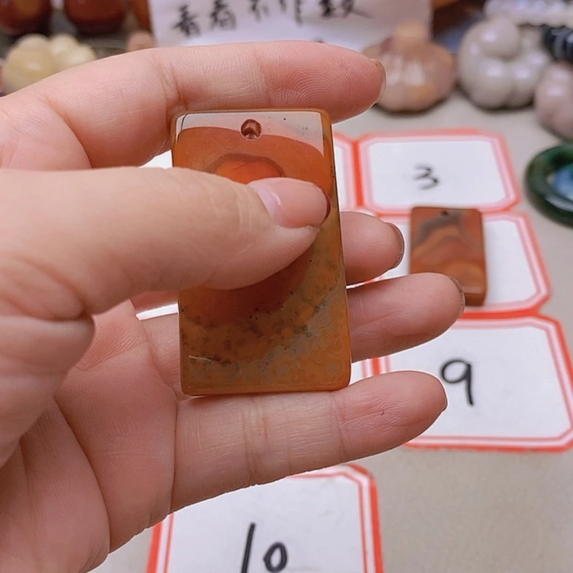 【闪购商品】未镶嵌玛瑙/玉髓珠宝半成品开*