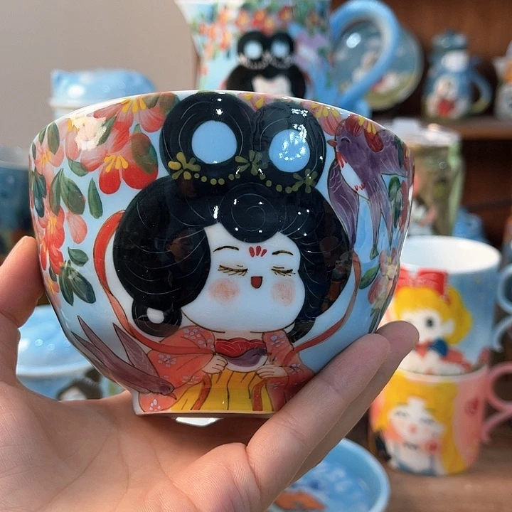陶景德镇釉下手绘陶瓷