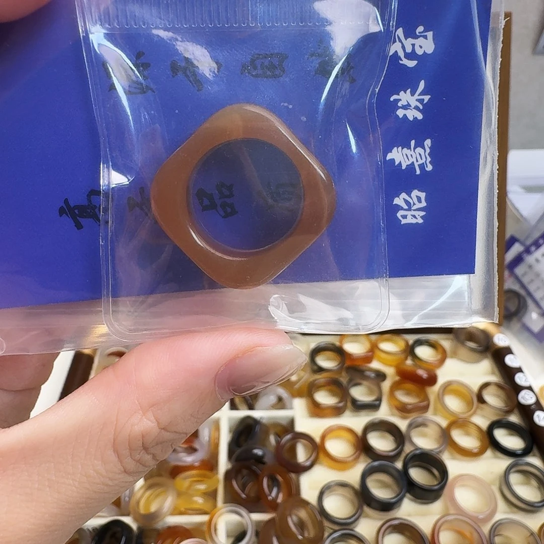 招***O未镶嵌戒指玛瑙/玉髓
