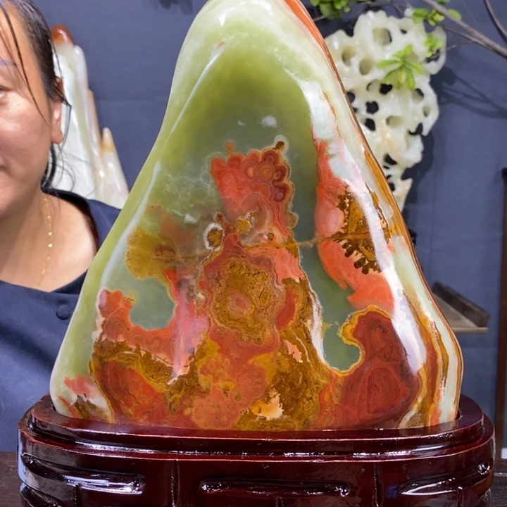 石材精品古青石摆件