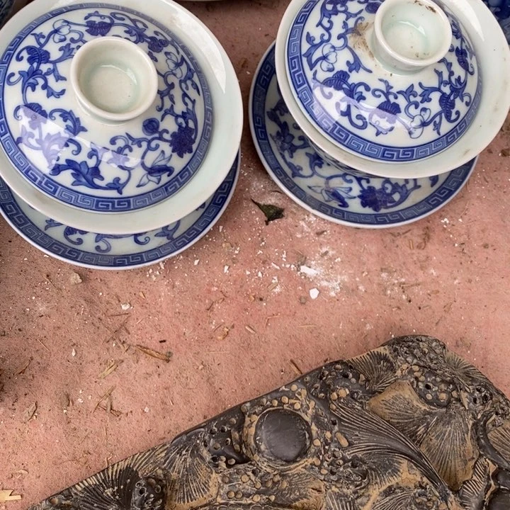 紫砂茶叶罐用****4瓷器工艺品摆件工艺品瓷器