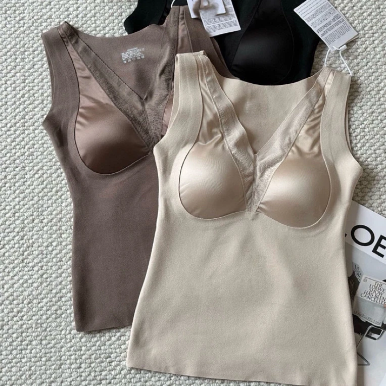 原单好货 反重力提拉保暖背心女美背无痕一体