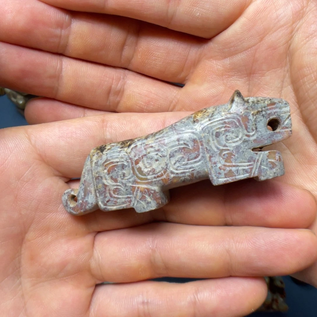 源***长和田玉未镶嵌挂件