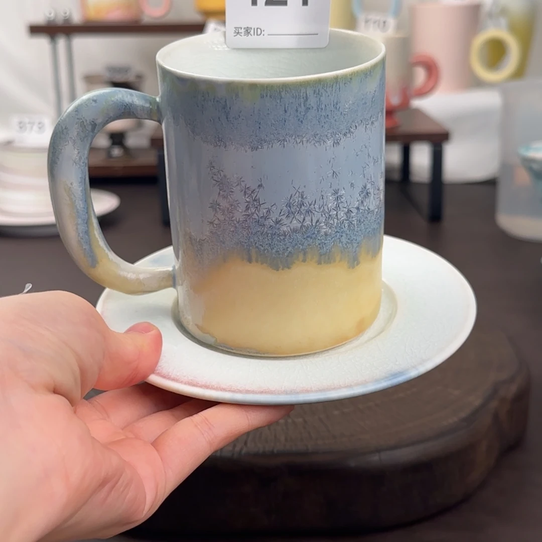 景德镇颜色釉茶杯