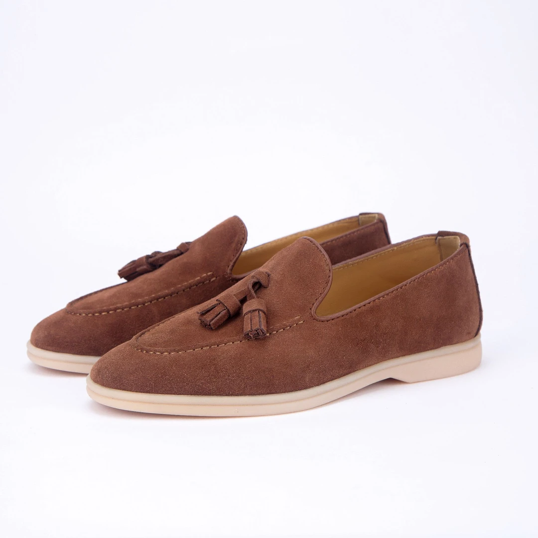 男士舒适乐福鞋透气防滑休闲鞋软底懒人豆豆鞋英伦风商务皮鞋流苏