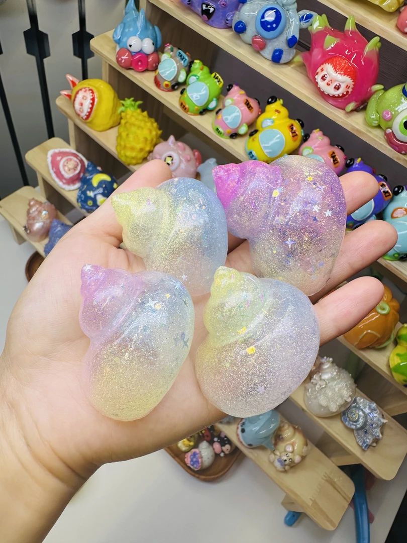 寄居蟹替换壳超轻壳寄居蟹DIY壳彩色壳颜色随机确认好尺寸再拍