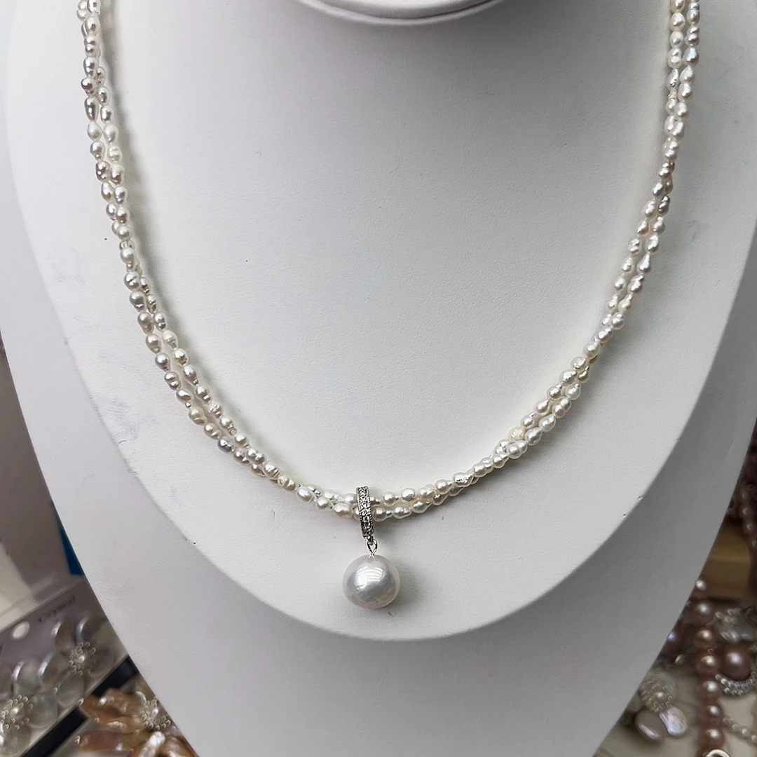 淡水珍珠未镶嵌颈饰