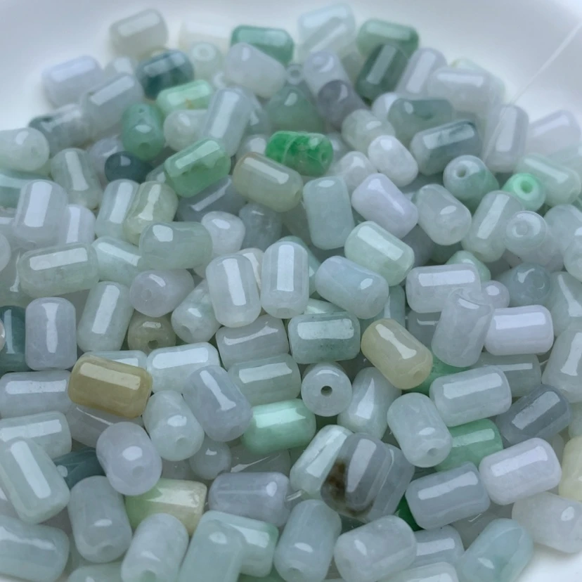 【闪购商品】翡翠手链未镶嵌卡5x7冬瓜珠50颗