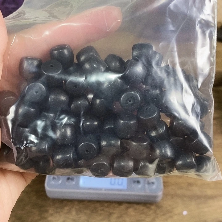 黑金大四合10✖️11天然桶珠到手65克打底