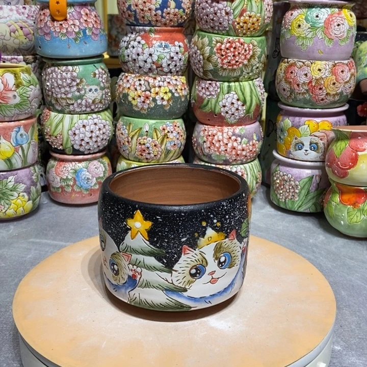 景德镇艺术手绘作品