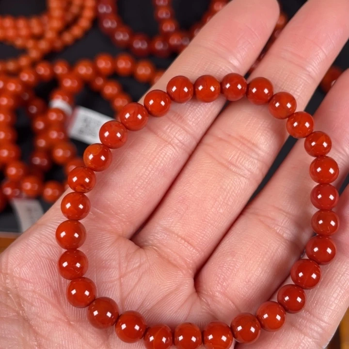 未镶嵌手链南红玛瑙