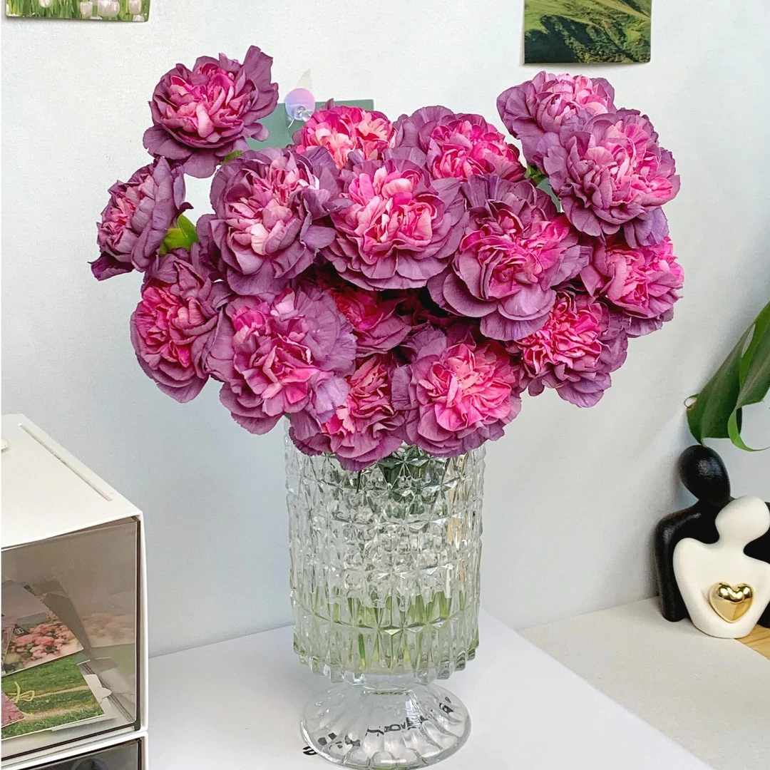 顺丰次日达【 10支 野马康乃馨】鲜花任意两单顺丰送货上门