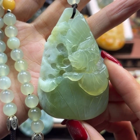 岫玉挂件未镶嵌挂件