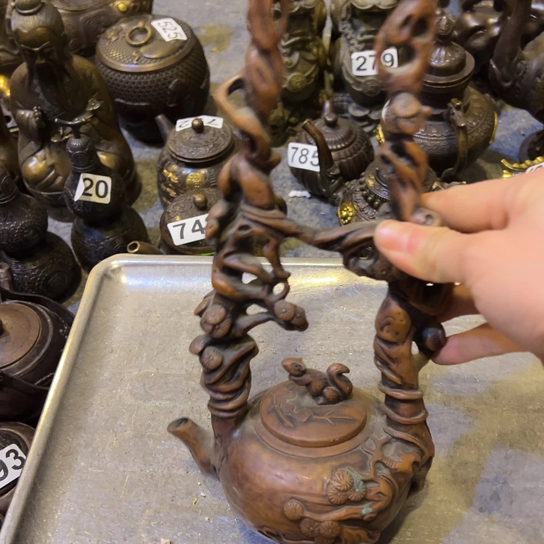 黄铜摆件，文房摆件