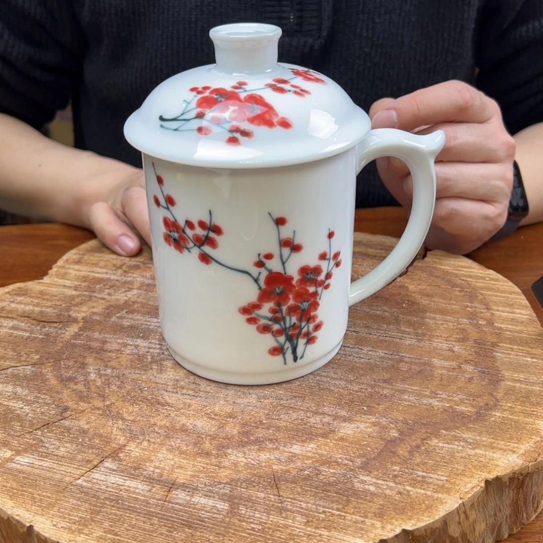 瓷片景德镇陶瓷手工手绘制作
