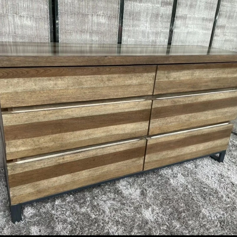 M克M家实木妆台，大斗柜，尺寸：1680x510x915，尾货清仓