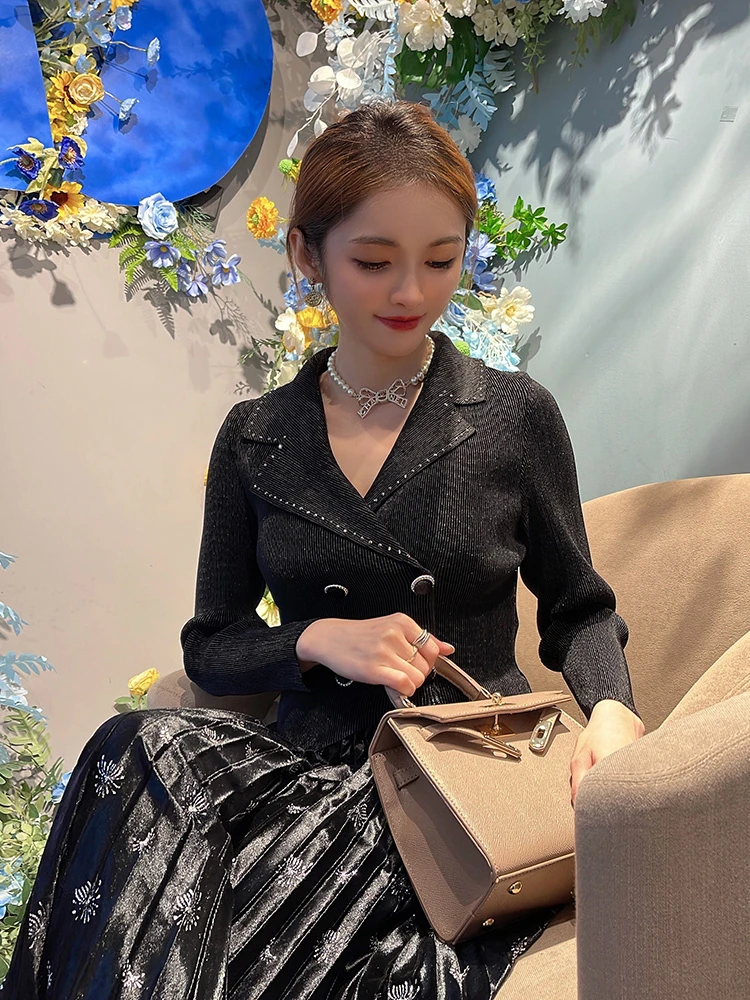 【A301-A350】孤品褶皱女装时尚设计师百搭显瘦高级感女装褶皱衣服